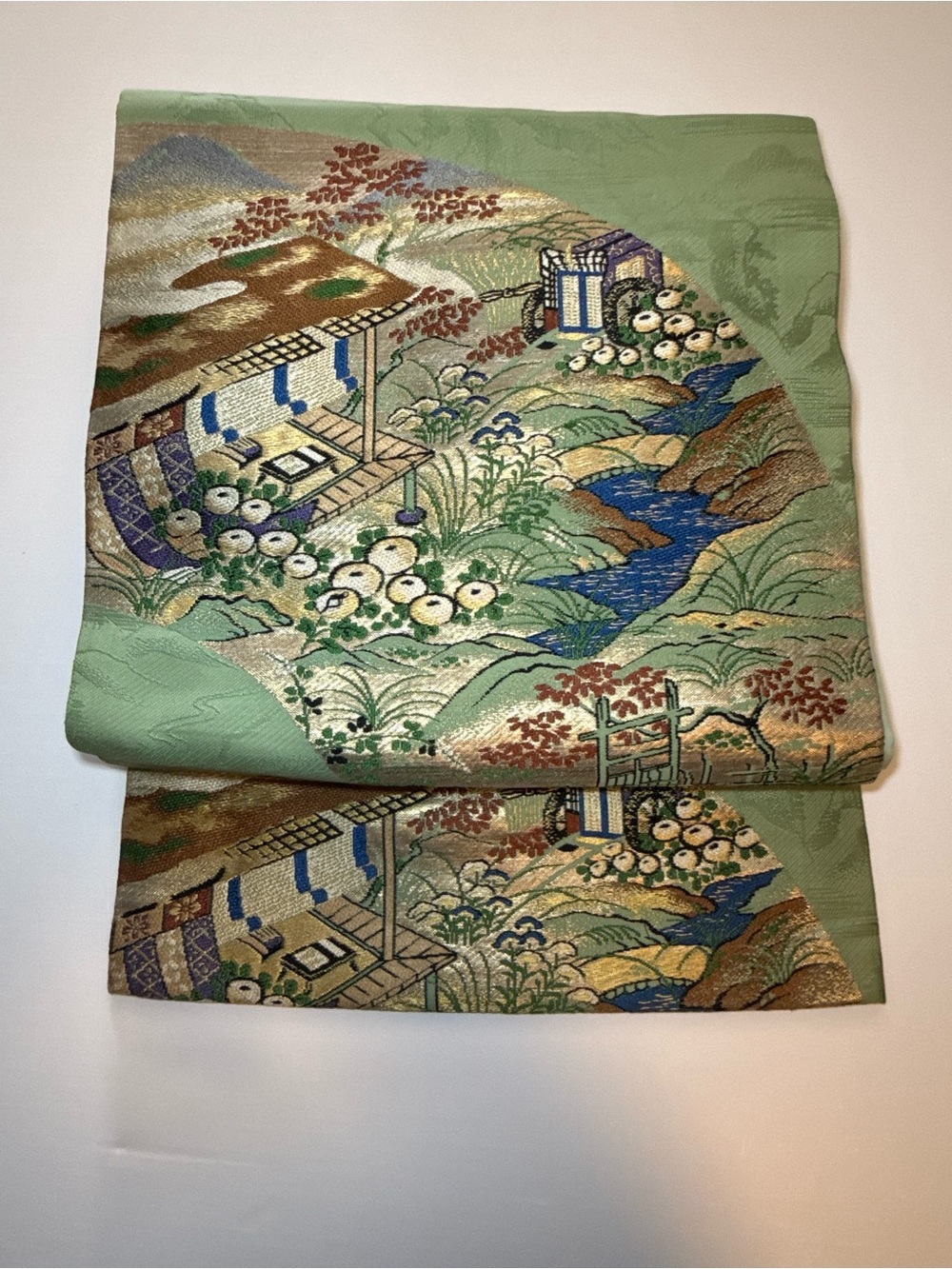 Japanese kimono accessories- Obi, Obiage and Obijime set (3 pcs)
